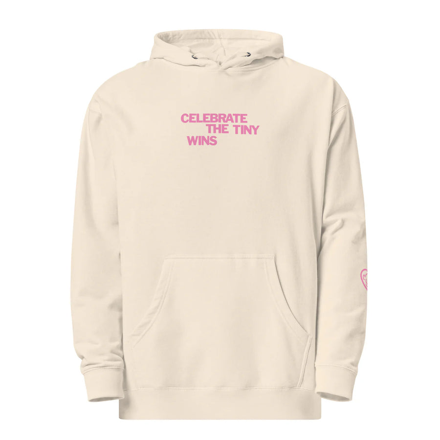 celebrate the tiny wins hoodie