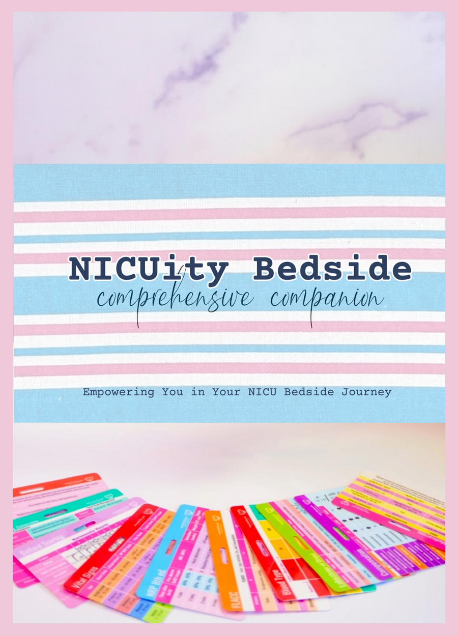 NICUity Bedside Companion I Badge Reference Card Booklet