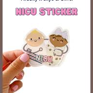 NICUity x Skye & Oliver NICU Sticker