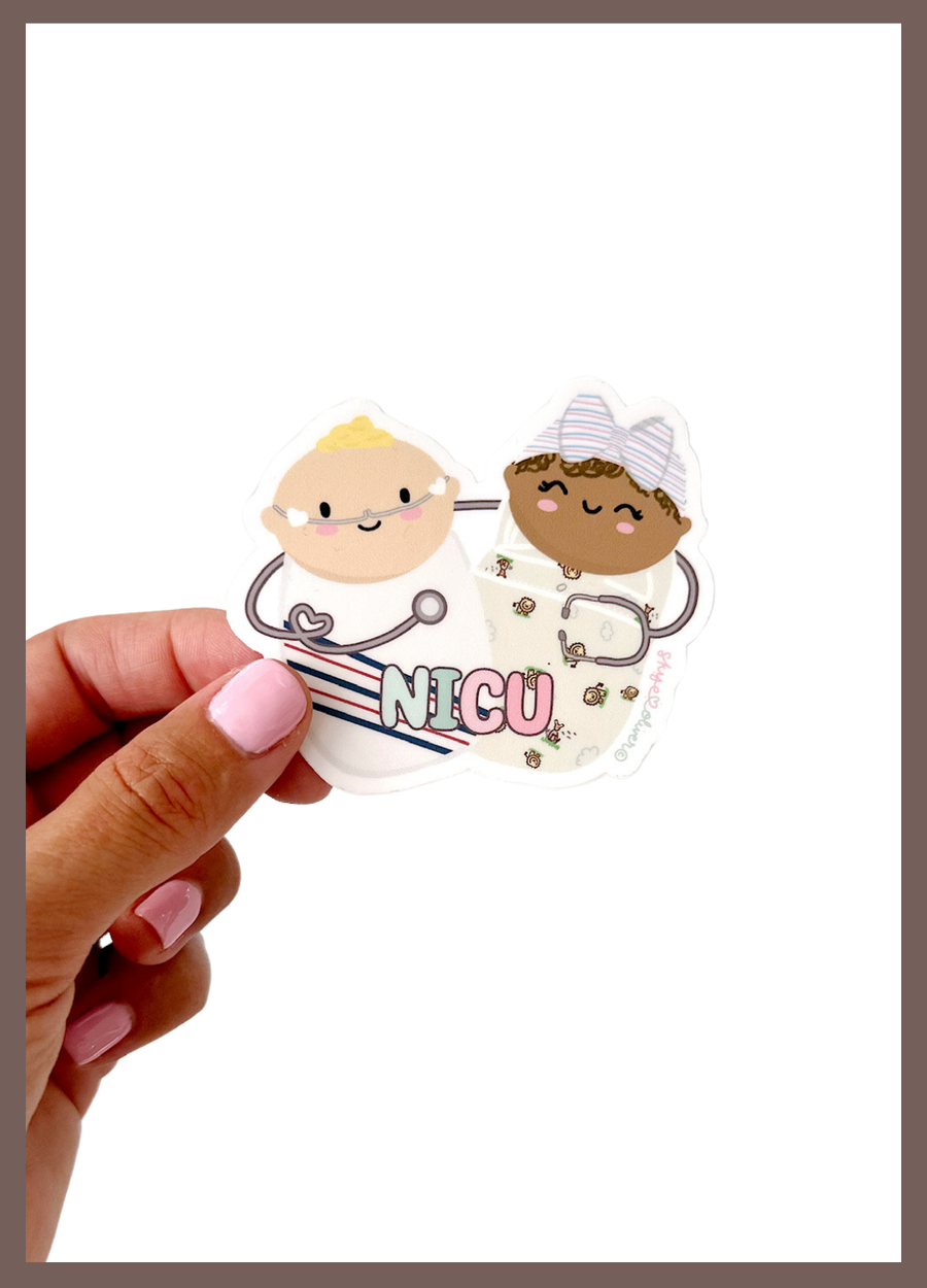 NICUity x Skye & Oliver NICU Sticker