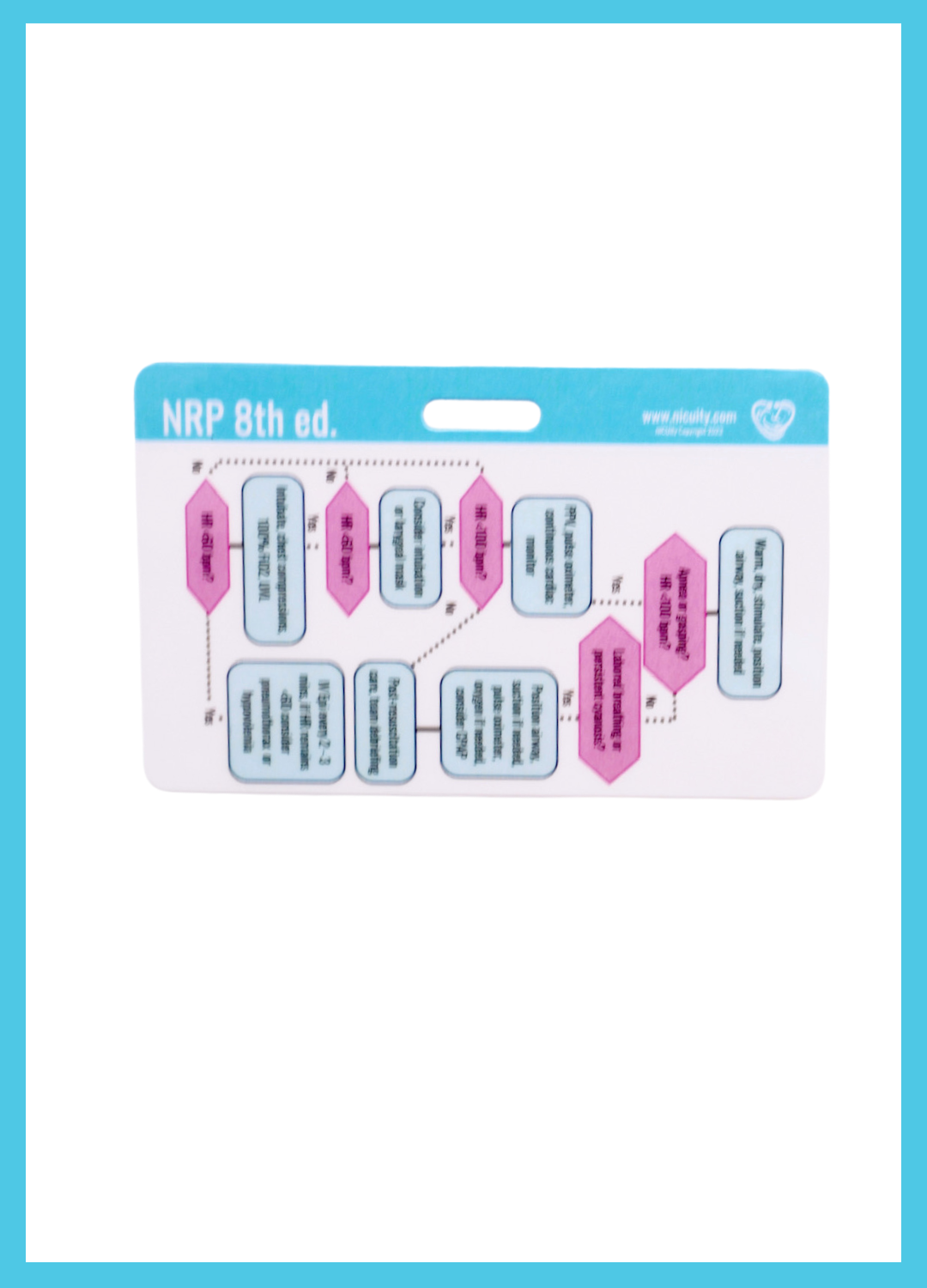 NRP 8th ed. Badge Reference Card