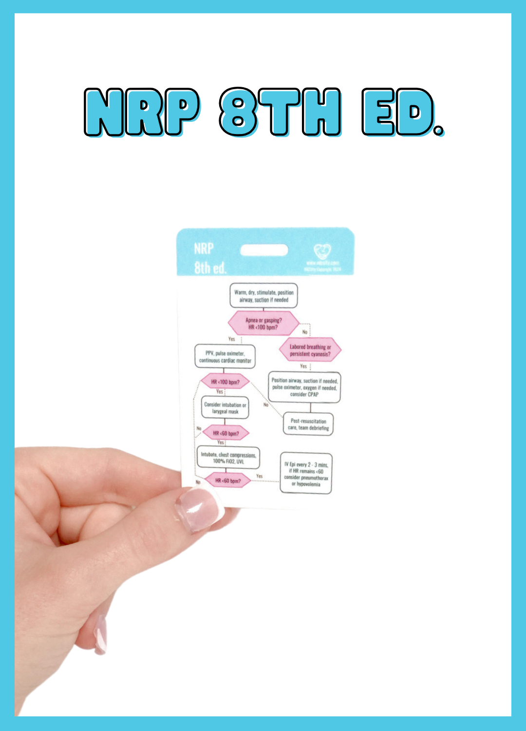 NRP 8th ed. Badge Reference Card