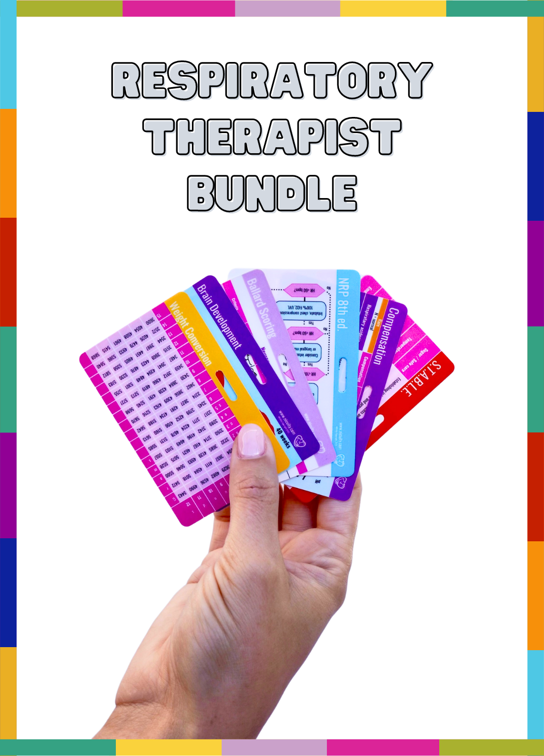 Respiratory Therapist Reference Card Bundle