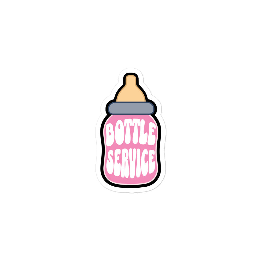 Bottle Service Sticker