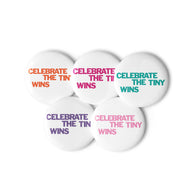 Celebrate the Tiny Wins Pin Set