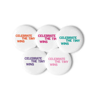 Celebrate the Tiny Wins Pin Set