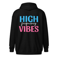 High Frequency Vibes Unisex Zip Hoodie