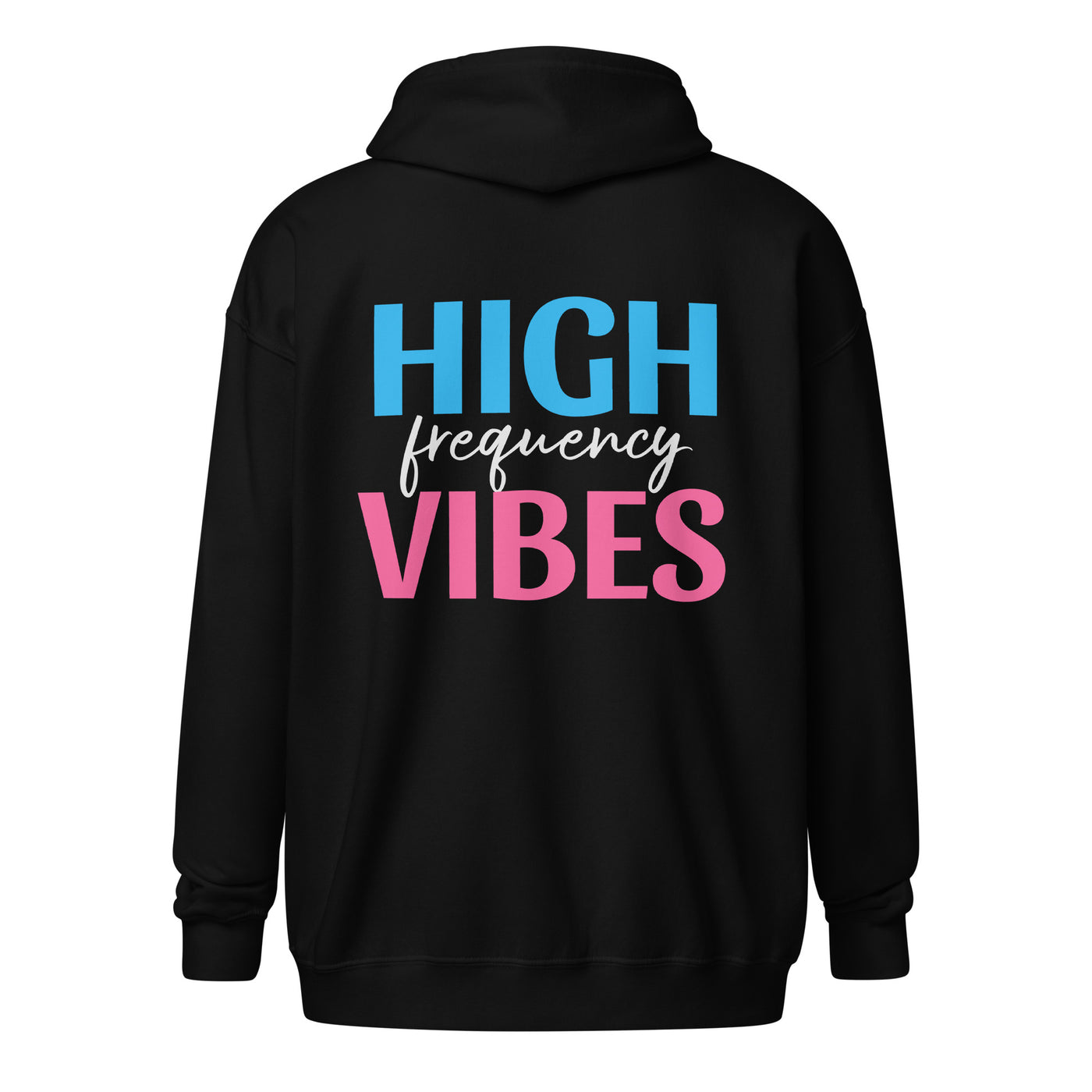 High Frequency Vibes Unisex Zip Hoodie