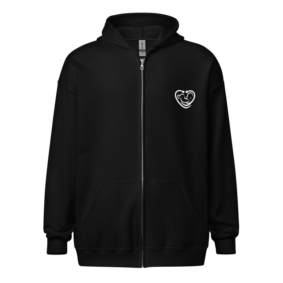 High Frequency Vibes Unisex Zip Hoodie