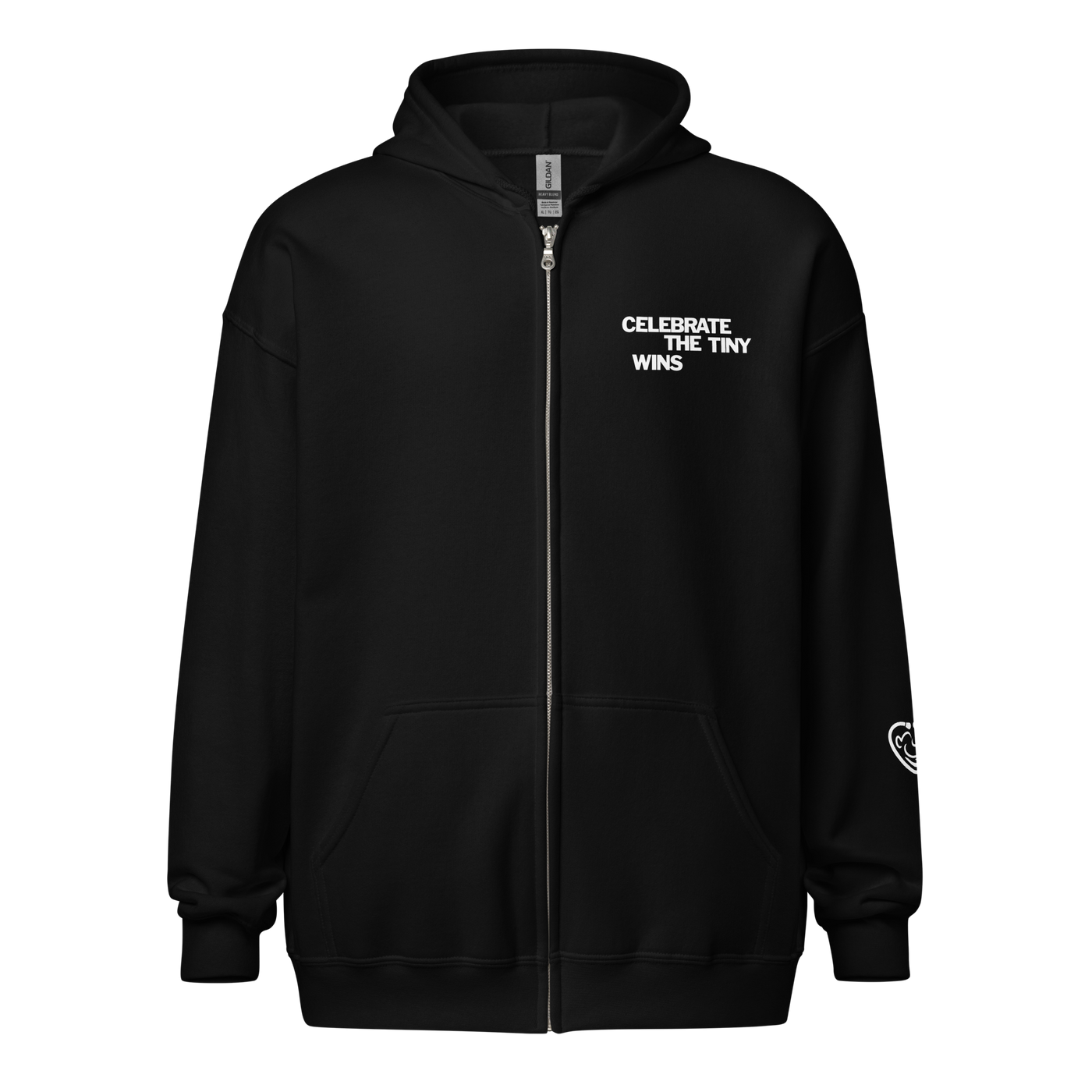 Celebrate The Tiny Wins Zip Hoodie