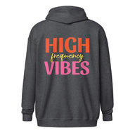 High Frequency Vibes Unisex Zip Hoodie