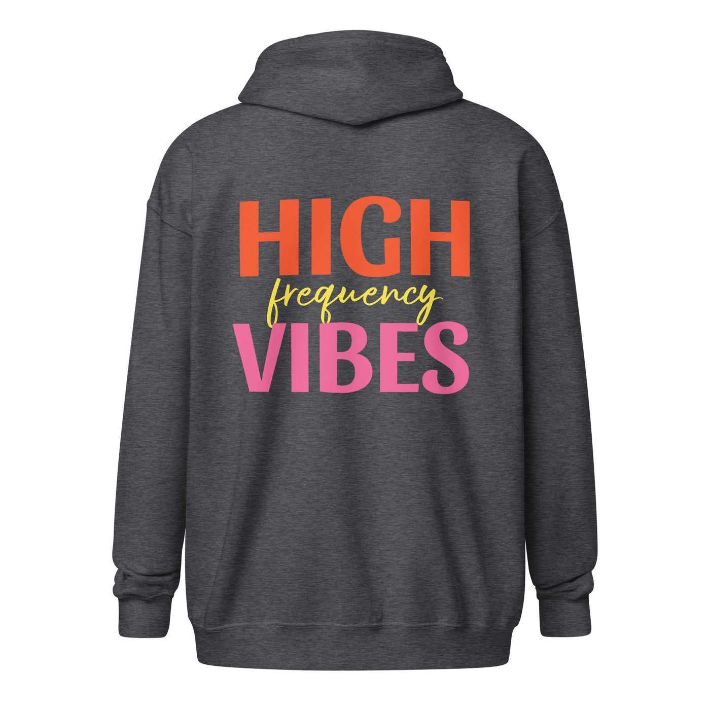 High Frequency Vibes Unisex Zip Hoodie