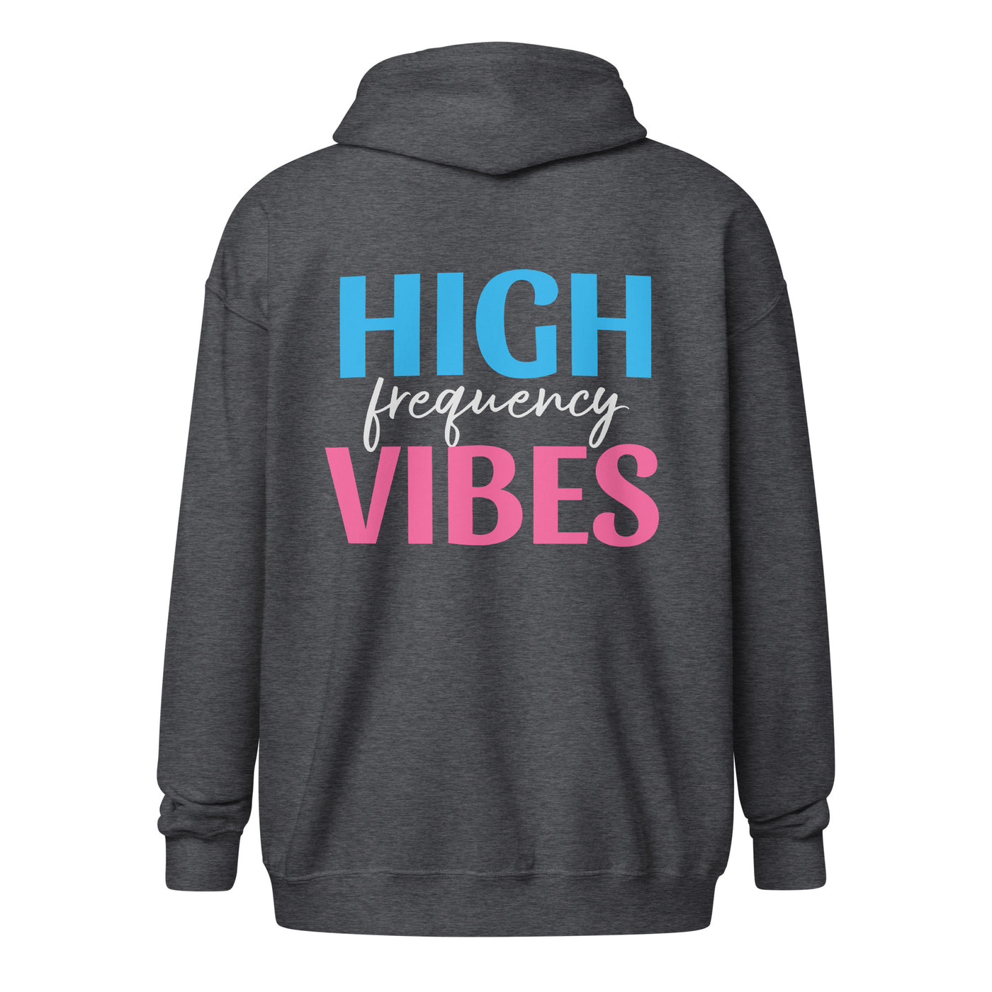 High Frequency Vibes Unisex Zip Hoodie