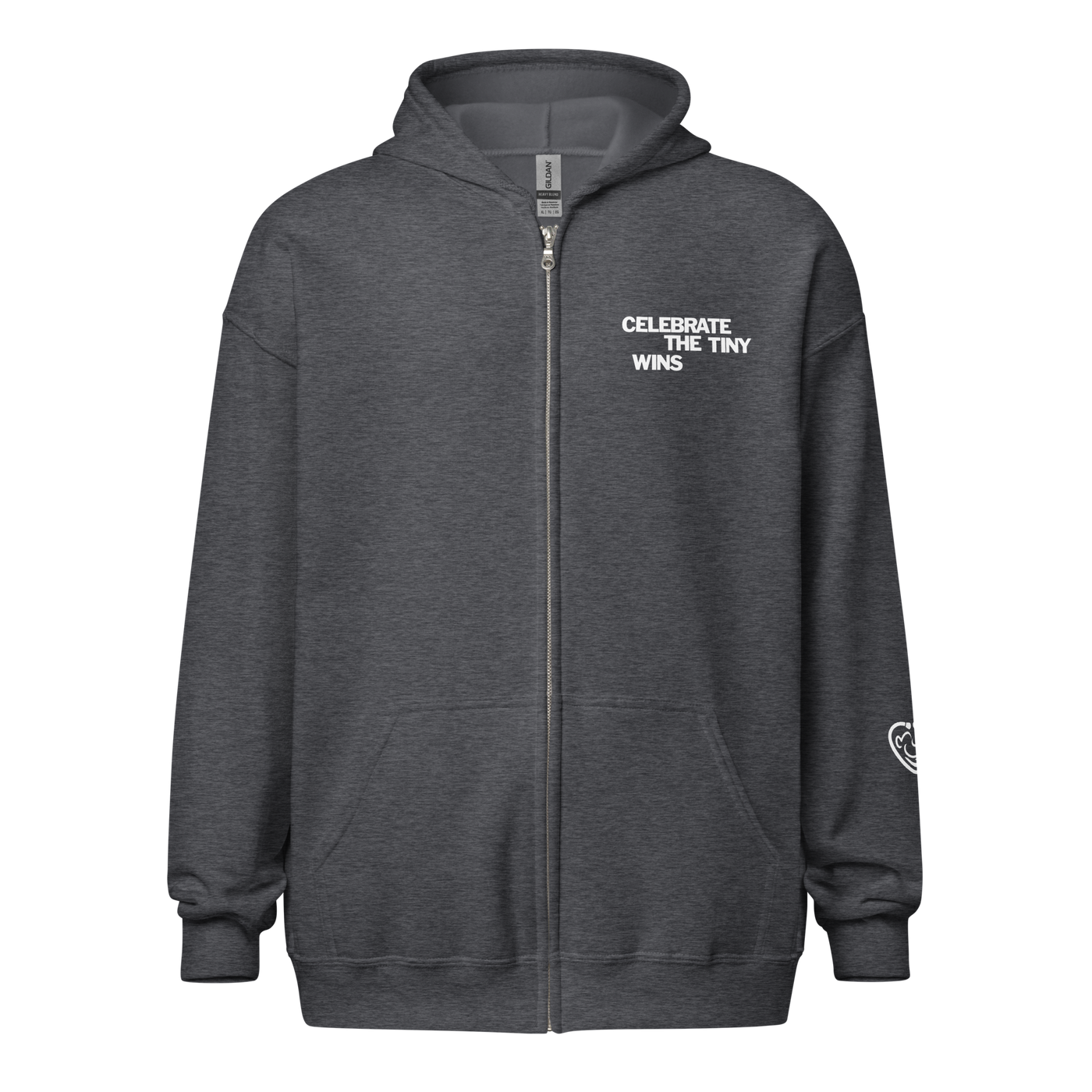 Celebrate The Tiny Wins Zip Hoodie