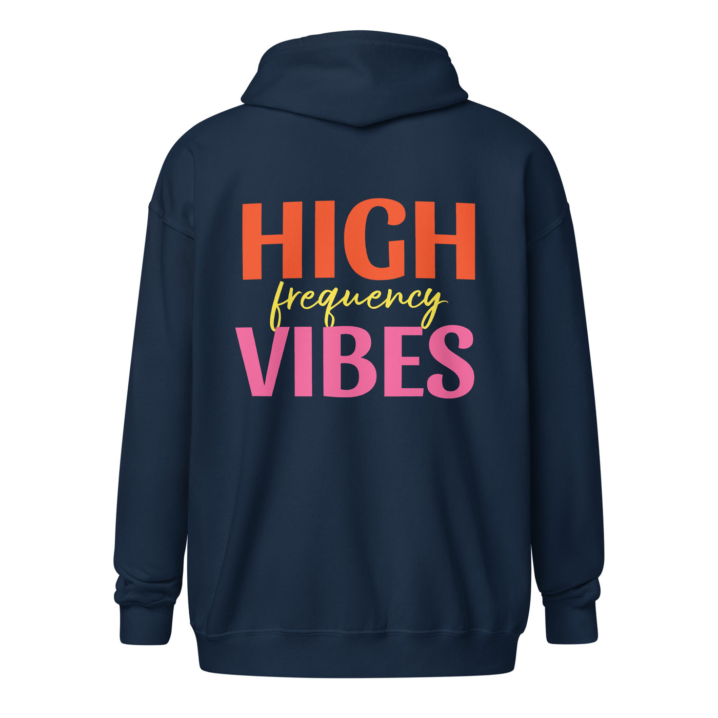 High Frequency Vibes Unisex Zip Hoodie