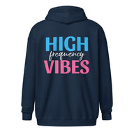 High Frequency Vibes Unisex Zip Hoodie