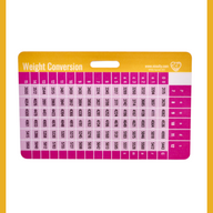 NICU Weight Conversion Badge Reference Card